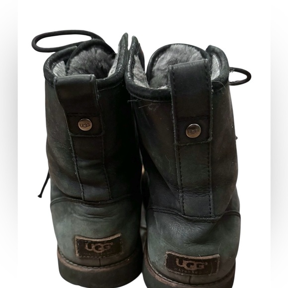 UGG Hannen TL Waterproof Leather Sheepskin Boots Grey Men’s Size 11 Lace Up Snow main image 7
